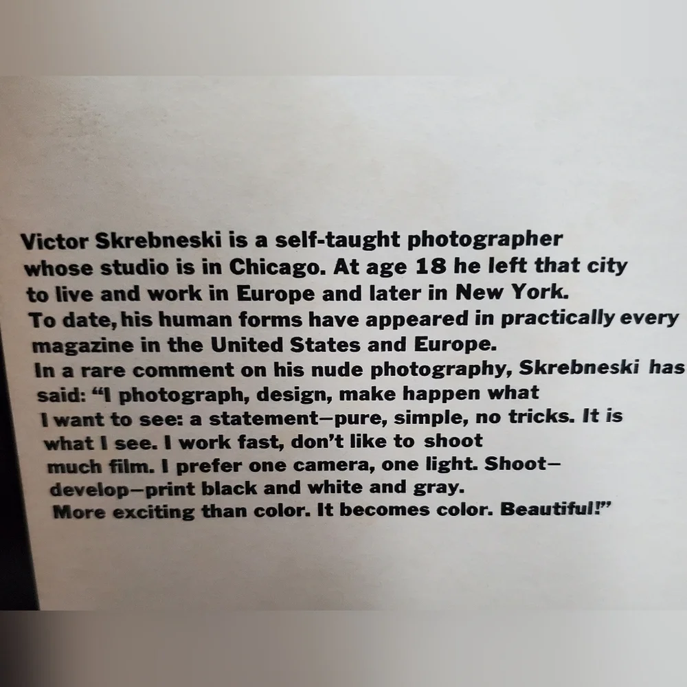 Autographed Signed Victor Skrebneski 1969 Ridge Press NY Photography Book - Picture 7 of 11